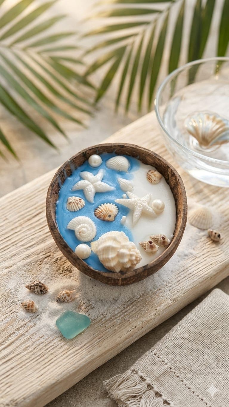 Coconut Shell Candle